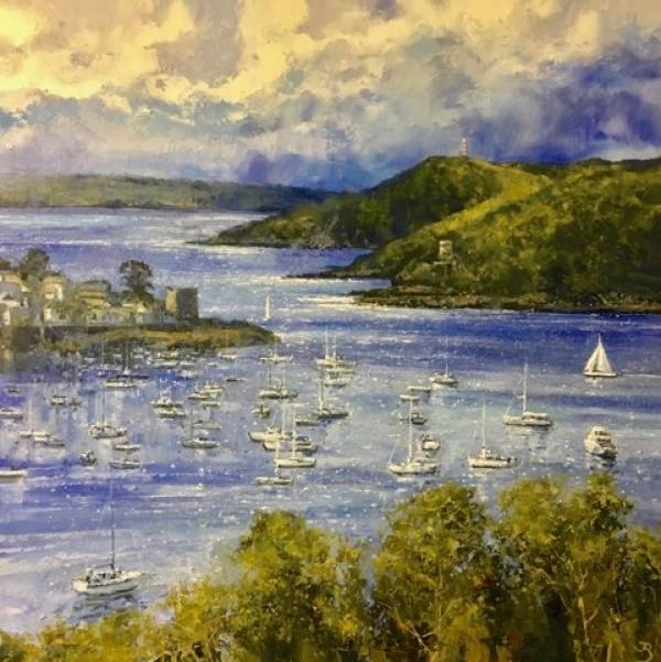 - Oil on Canvas, Painting by John Brenton, measuring 80 x 80 cm (H x W) framed at 100 x 100 cm £4000
